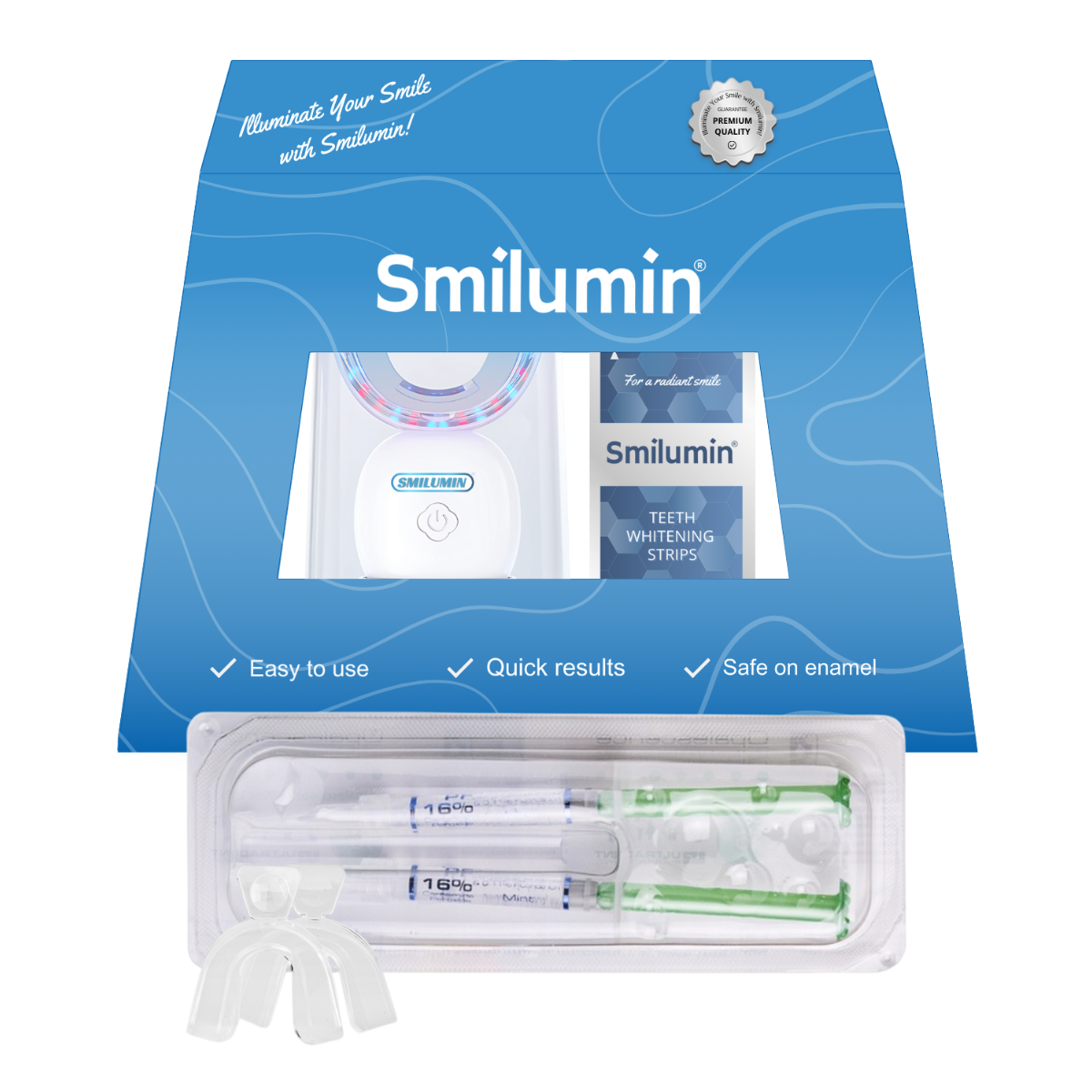 Smilumin Whitening-Set mit Opalescence Gel 16%