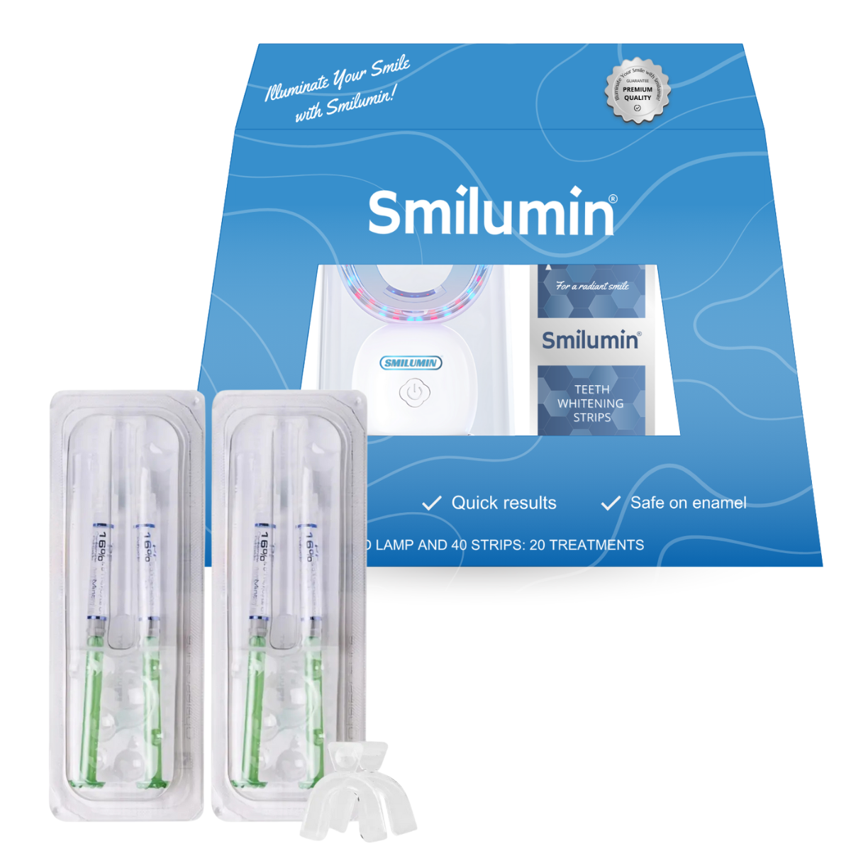Smilumin Whitening-Set mit Opalescence Gel 16%