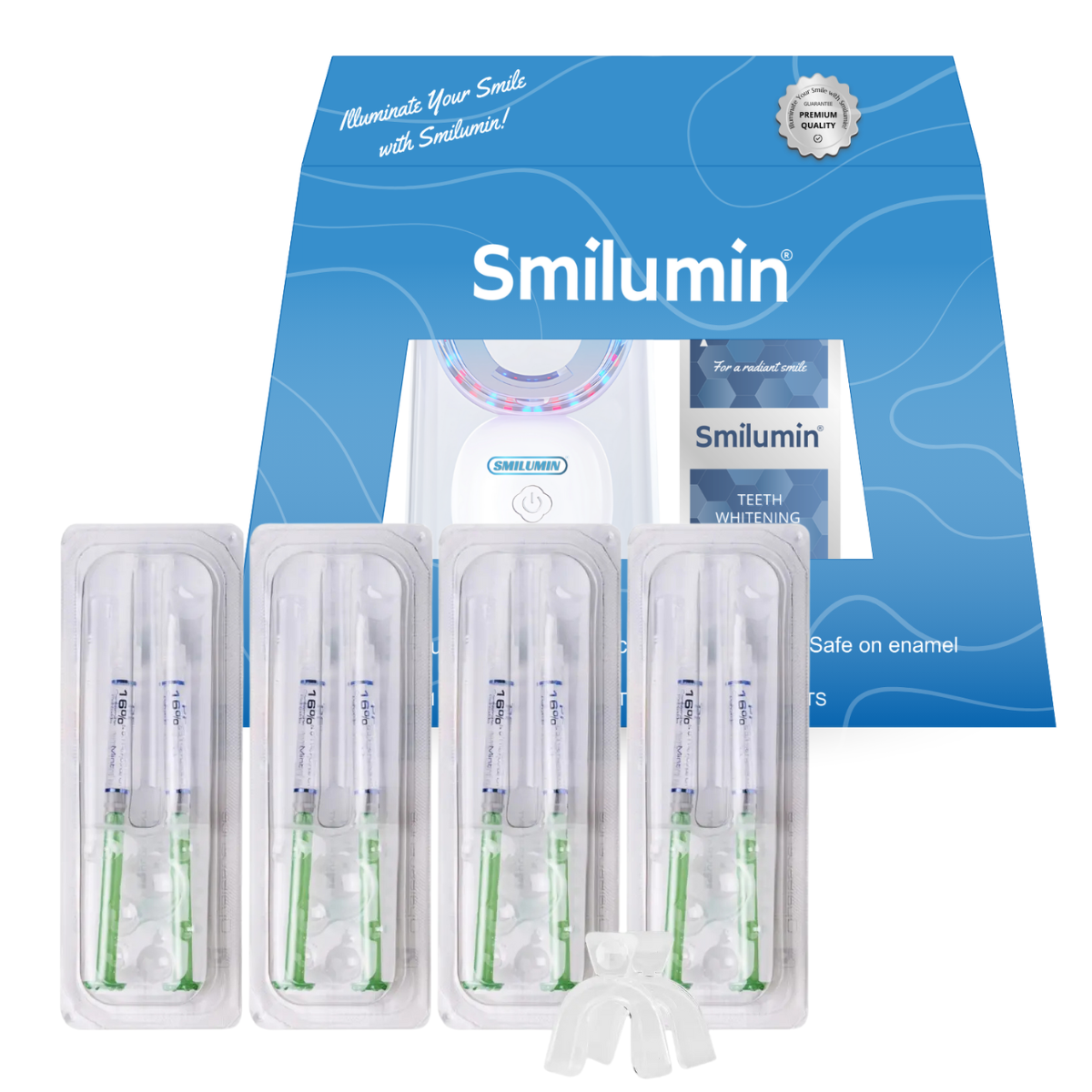 Smilumin Whitening-Set mit Opalescence Gel 16%