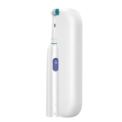 Elektrische Zahnbürste Deep Clean weiß + 4 Bürstenköpfe