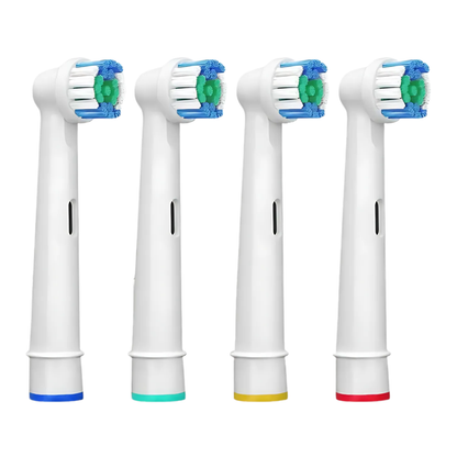 Elektrische Zahnbürste Deep Clean weiß + 4 Bürstenköpfe