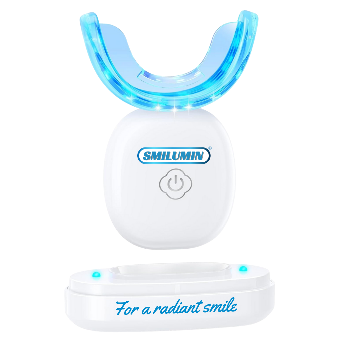 Smilumin – Zahnpflegeset mit LED-Lampe und Streifen