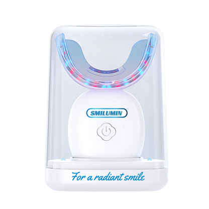 Smilumin – Zahnpflegeset mit LED-Lampe und Streifen